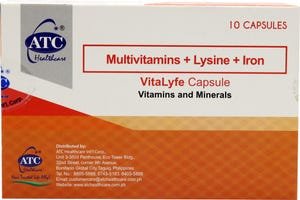 ATC Vitalyfe Capsule Lysine + Iron | 10pcs
