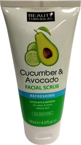 Beauty Formula Facial Scrub Cucumber &amp; Avocado | 150ml