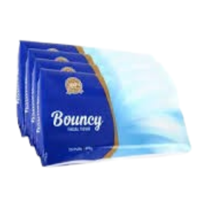 Bouncy Facial Tissue 75Pulls 2Ply By | 4pcs