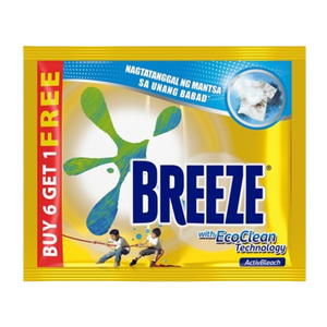 Breeze Detergent Powder Fresh Clean | 66g 6+1pcs