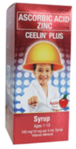 Ceelin Plus Ascorbic Acid Zinc Syrup | 120mL