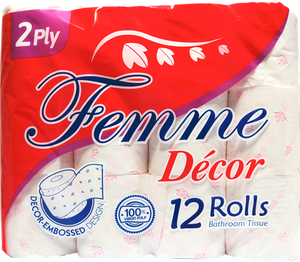 Femme Bathroom Tissue 2 ply | 150pulls 12pcs