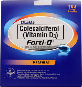 Forti D IU Vitamins | 800mg 100pcs