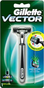 Gilette Vector Plus Razor | 1pcs
