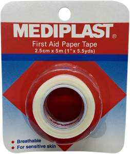 Mediplast First Aid Paper Taper 2.5cmx5m | pc