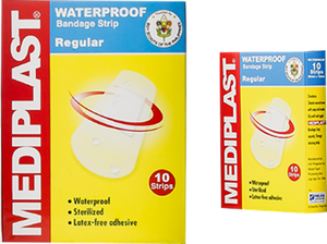Mediplast Water Proof Strips Regular | 10pcs