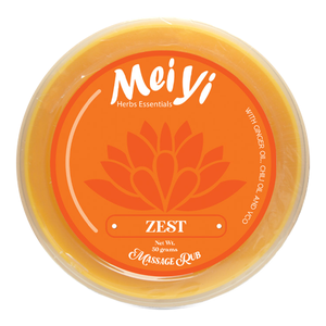Mei Yi Massage Rub Zest Orange | 50g