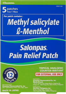 Salonpas Pain Relf Patch Stretchble | 5pcs