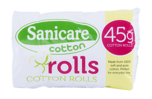Sanicare Absorbent Cotton Rolls | 45g