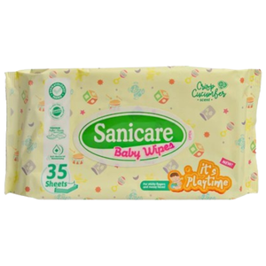 Sanicare Baby Wipes Cucumber 35pcs | PC