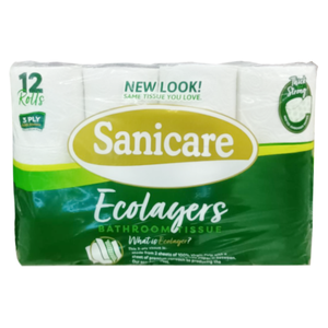 Sanicare Bathroom Tissue 3Ply | 200pulls 12pcs