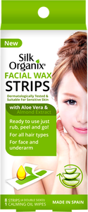 Silk Organix Facial Wax With Almond Extract | 8pcs