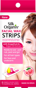 Silk Organx Facial Wax With Grapes Extract | 8pcs