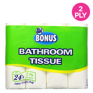 SM Bonus Bathroom Tissue 2ply 200 pulls | 24pcs