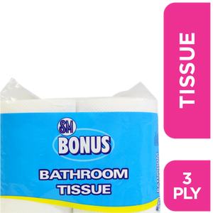 SM Bonus Bathroom Tissue 3ply | 200pulls 4pcs