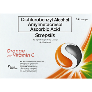 Strepsils Orange Vitamin C | 24pcs
