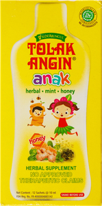 Tolak Angin Anak Herb Mint Honey | 10ml 12pcs