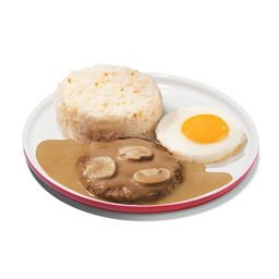 Breakfast Burger Steak Solo