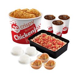 Family Meal Super Meal C: 6 - pc. Chickenjoy Bucket w/ Jolly Spaghetti Family...