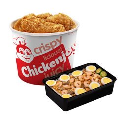6 - pc. Chickenjoy with Palabok Family Pan