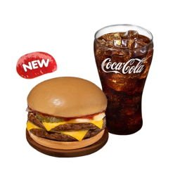 Double Special Cheesy Yumburger w/ Drink