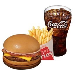 Bacon Cheesy Yumburger w/ Fries &amp; Drink