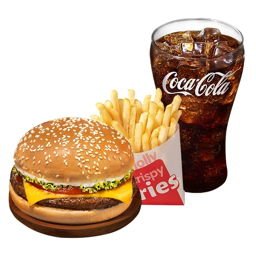 Champ Jr. w/ Fries &amp; Drink