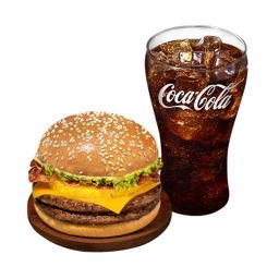 Double Amazing Aloha Champ Jr. w/ Drink