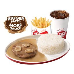 1 – pc. Burger Steak w/ Fries &amp; Drink
