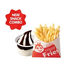 Regular Fries w/ Mini Choco Sundae