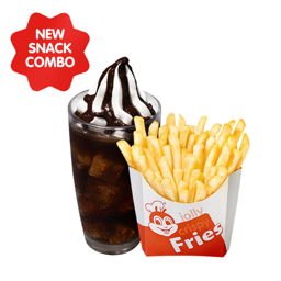 Medium Fries w/ Coke Float