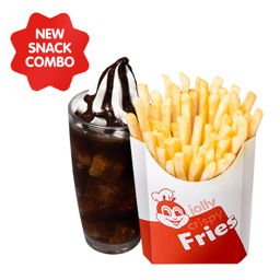 Large Fries w/ Coke Float