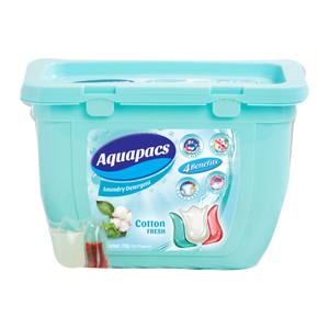 Aqua Pacs Laundry Capsule Cotton Fresh | 25pcs