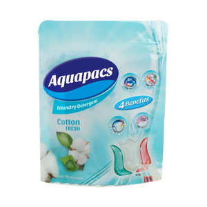 Aqua Pacs Laundry Capsule Cotton Fresh Refill | 10pcs