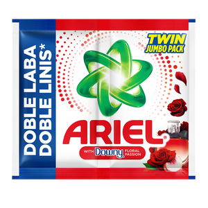 Ariel Detergent Powder with Downy Floral Passion | 66g 6Sachet