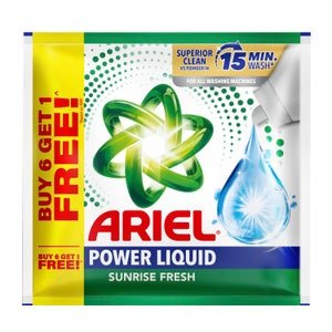 Ariel Liquid Detergent Sunrise Fresh Jumbo | 58g 6+1pcs