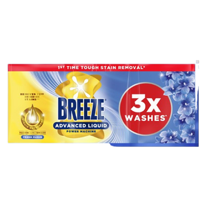 Breeze Liquid Detergent Frsh Clean Tripid | 87g 6pcs