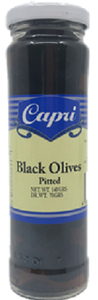 Capri Pitted Black Olives | 140g
