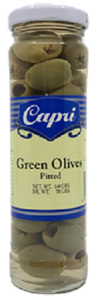 Capri Pitted Green Olives | 140g
