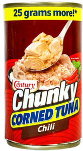 CENTURY CHUNKY CHILI CORNED TUNA 150G