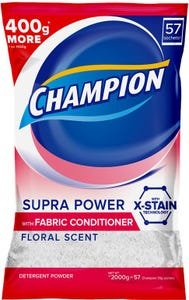 Champion Detergent Powder with Fabric Conditioner | 1.6kg