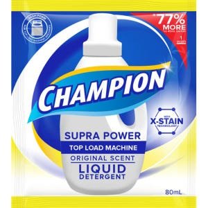 Champion Liquid Detergent Supra White | 80ml 6pcs
