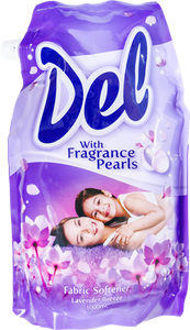 Del Fabric Softener with Fragrance Pearls Lavender Breeze Refill | 1L