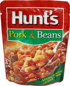 Hunts Pork &amp; Beans Doy Pouch | 100g