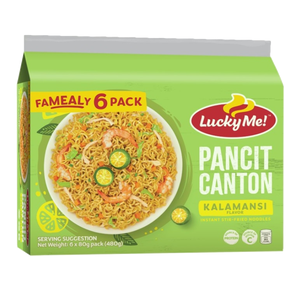 Lucky Me Pancit Canton Kalamansi | 60g 6pcs