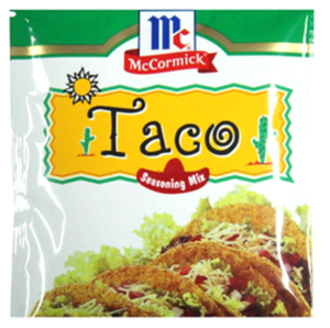 MCCORMICK TACO SEASONING MIX 40G