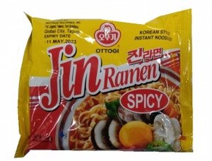 Ottogi Jin Ramen Hot | 120g Pouch