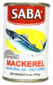 Saba Mackerel In Natural Oil | 155g