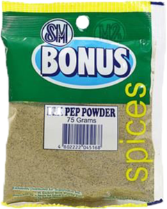 SM BONUS BLACK PEPPER POWDER 75G