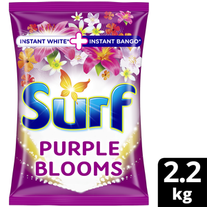 SURF DETERGENT POWDER PURPLE BLOOMS POUCH 2KG